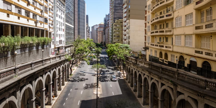foto de rua de Porto Alegre